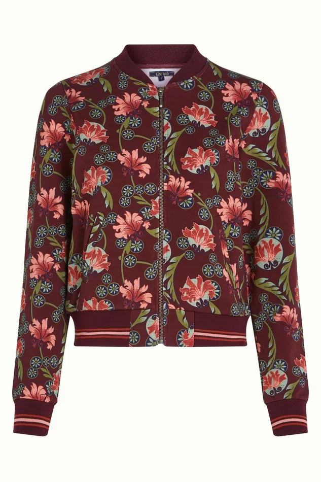 Coats and Jackets Women King Louie Bessie Jacket Shanty Cabernet Red 8211 Shanty