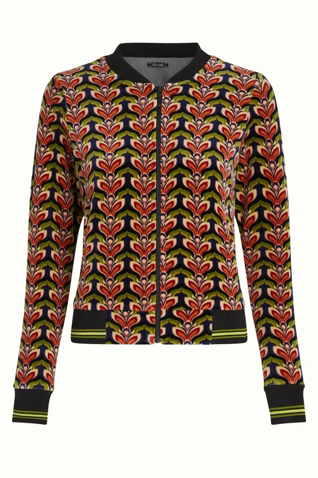 Coats and Jackets Women King Louie Bessie Jacket Sunday Evening Blue 8211 Sunday