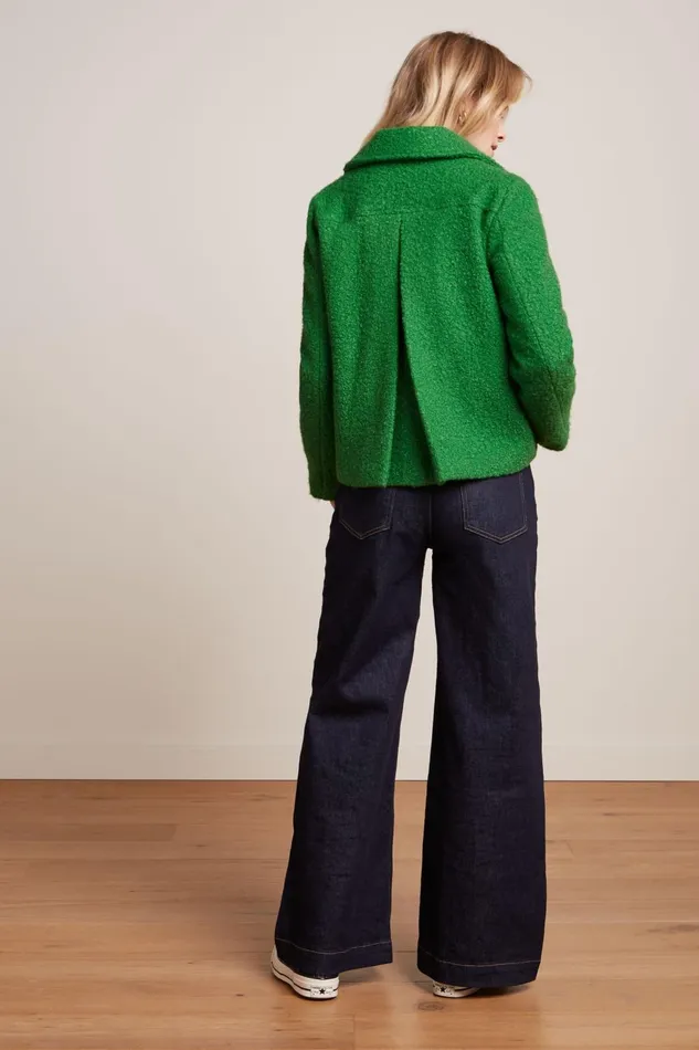 Coats and Jackets Women King Louie Patti Coat Memphis Very Green 8211 Memphis