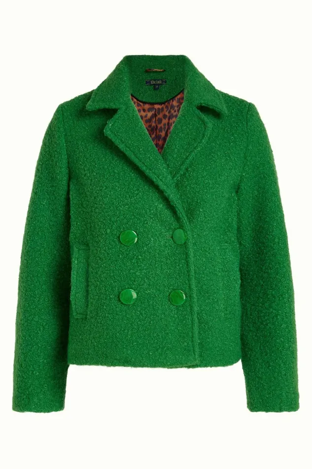 Coats and Jackets Women King Louie Patti Coat Memphis Very Green 8211 Memphis