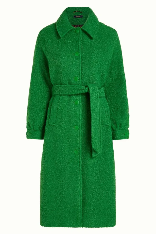 Coats and Jackets Women King Louie Rachel Puff Coat Memphis Very Green 8211 Memphis