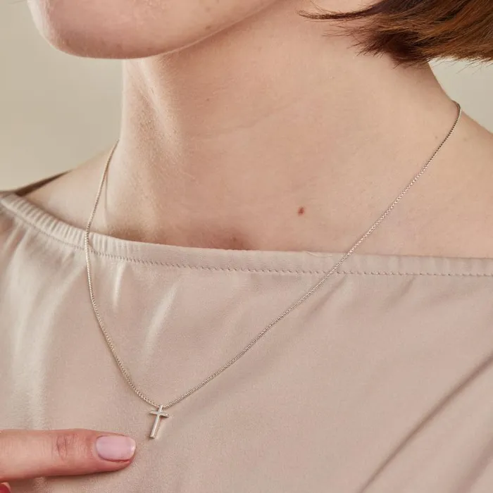 Cross Necklace Sterling Silver Sterling Silver Women Alex And Ani Fine Jewelry