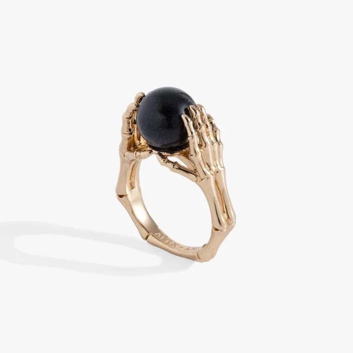 Crystal Ball Ring Gold Women Alex And Ani Halloween