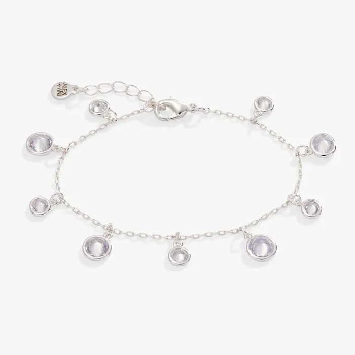 Crystal Drop Bracelet Silver Women Alex And Ani Anniversary