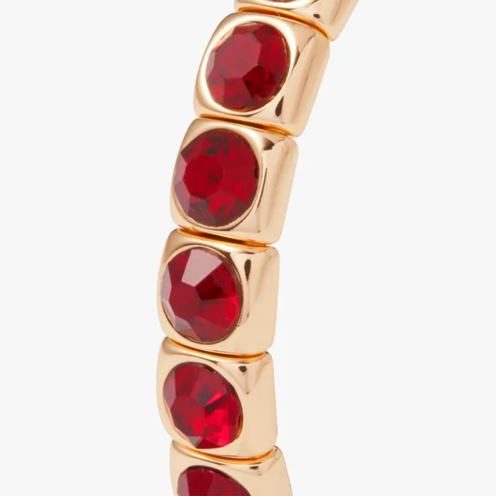 Crystal Stretch Bracelet Ruby Gold Women Alex And Ani Love