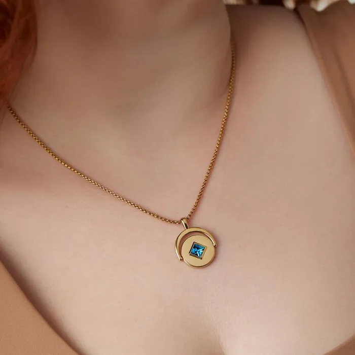 December Birthstone And Flower Flip Charm Necklace Stainless Steel Silver Women Alex And Ani Flower December Birthstone And Flower Flip Charm Necklace Stainless Steel Silver Women Alex And Ani Flower