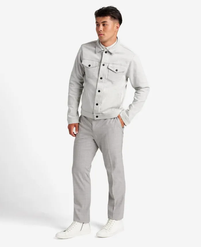 Denim Men Kenneth Cole Slim Fit Denim Jacket Moore 8211 Cream