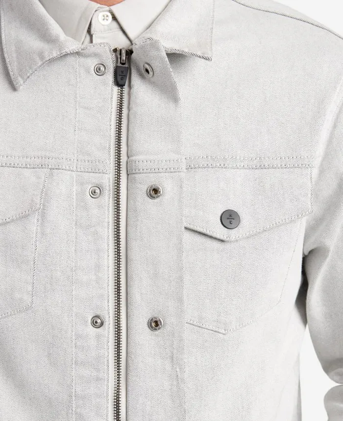 Denim Men Kenneth Cole Slim Fit Denim Jacket Moore 8211 Cream