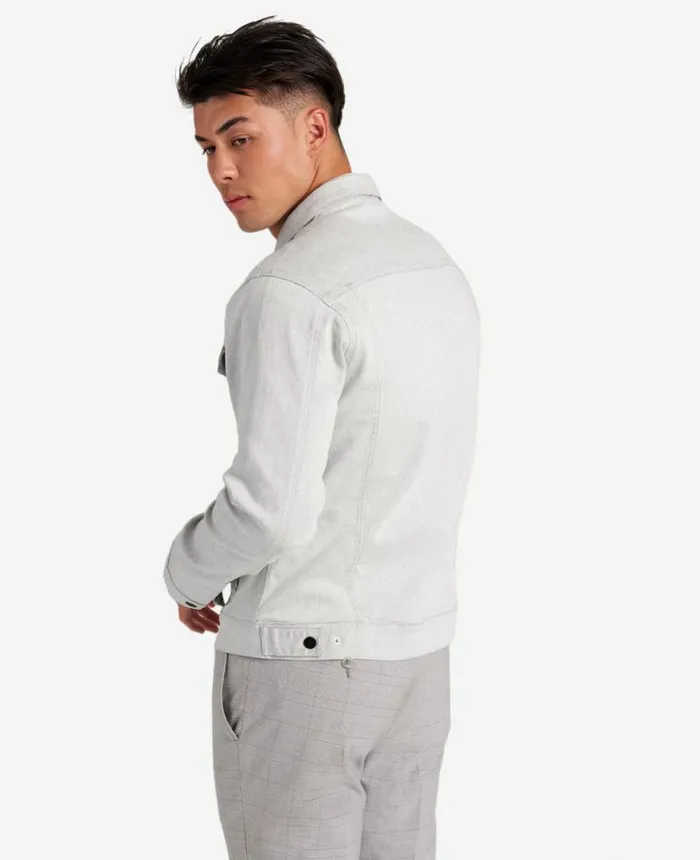 Denim Men Kenneth Cole Slim Fit Denim Jacket Moore 8211 Cream