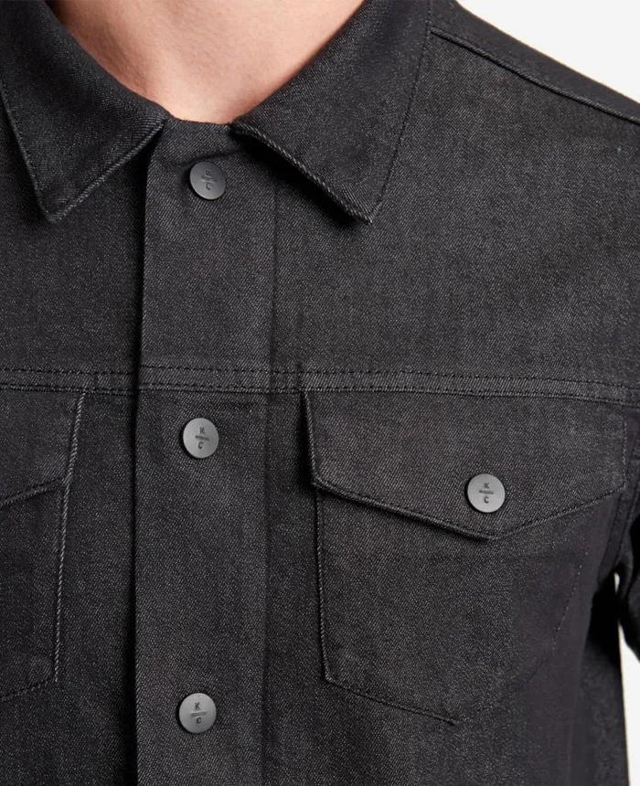 Denim Men Kenneth Cole Slim Fit Recycled Denim Jacket Sheridan 8211 Charcoal Denim Men Kenneth Cole Slim Fit Recycled Denim Jacket Sheridan 8211 Charcoal