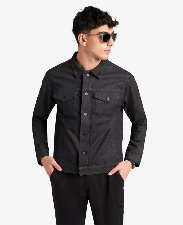 Denim Men Kenneth Cole Slim Fit Recycled Denim Jacket Sheridan 8211 Charcoal Denim Men Kenneth Cole Slim Fit Recycled Denim Jacket Sheridan 8211 Charcoal