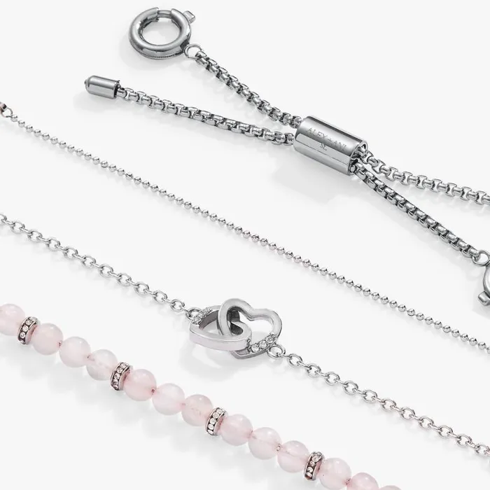 Devotion Stranded Bracelet Set Stainless Steel Silver Women Alex And Ani Fine Jewelry Devotion Stranded Bracelet Set Stainless Steel Silver Women Alex And Ani Fine Jewelry