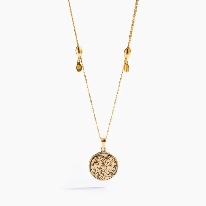Disney Frozen Charm Necklace Antiqued Gold Women Alex And Ani Necklaces