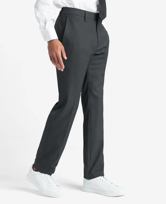 Dress Pants Men Kenneth Cole Premium Stretch Twill SlimFit Flex Waistband Dress Pant Dk Htr Grey Dress Pants Men Kenneth Cole Premium Stretch Twill SlimFit Flex Waistband Dress Pant Dk Htr Grey