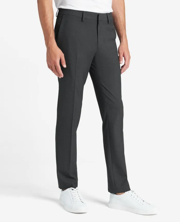 Dress Pants Men Kenneth Cole Stretch Solid SkinnyFit Flex Waistband Dress Pant Charcoal Htr Dress Pants Men Kenneth Cole Stretch Solid SkinnyFit Flex Waistband Dress Pant Charcoal Htr