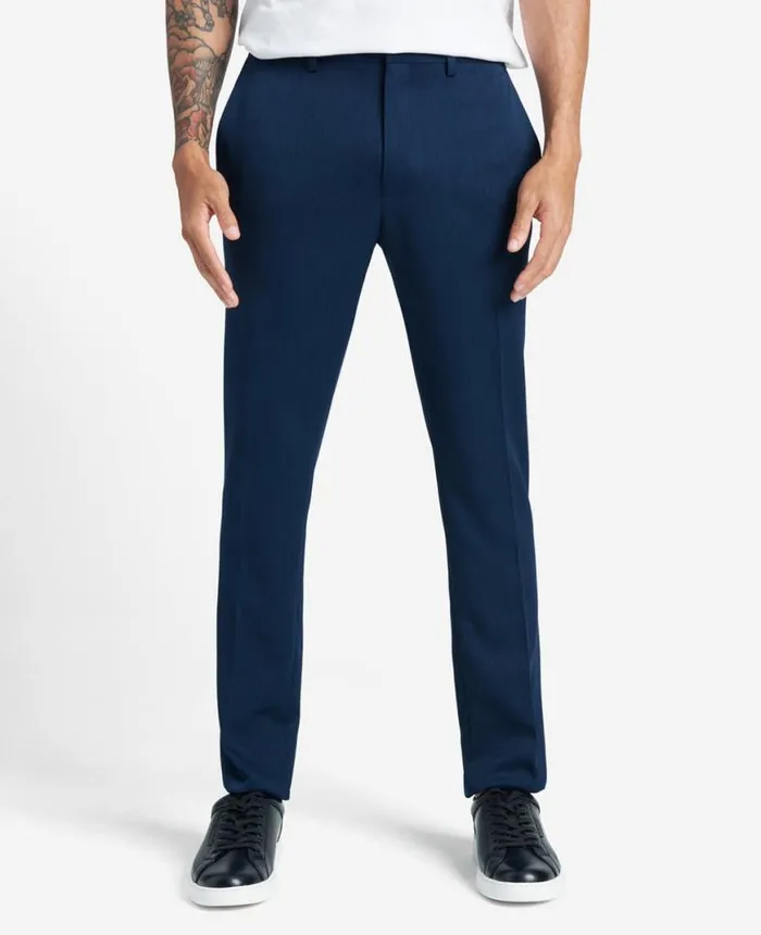 Dress Pants Men Kenneth Cole Stretch Urban Heather SlimFit Flex Waistband Dress Pant Blue Dress Pants Men Kenneth Cole Stretch Urban Heather SlimFit Flex Waistband Dress Pant Blue