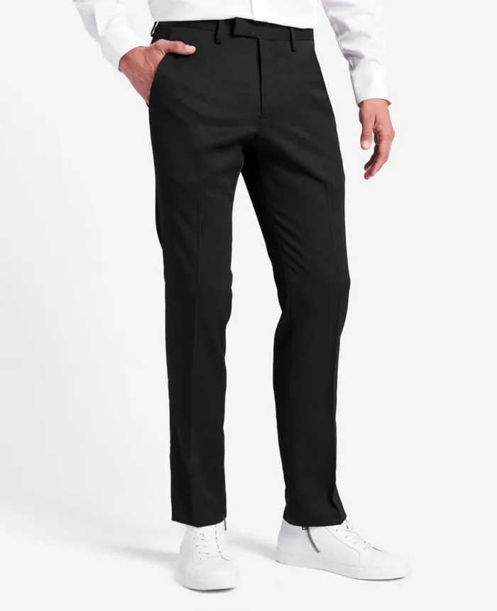 Dress Pants Men Kenneth Cole Urban Heather SlimFit Dress Pant Black