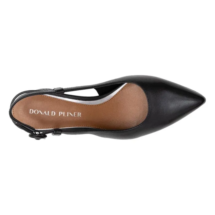 Dress Women Donald Pliner SONG Black Leather Dress Women Donald Pliner SONG Black Leather