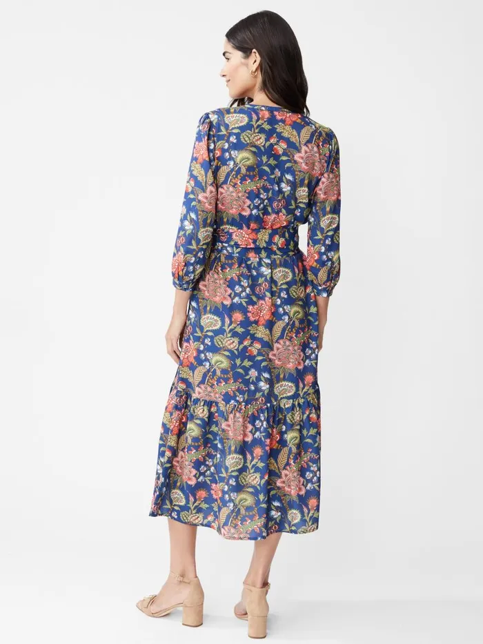 Dresses Women JMcLaughlin Cerina Dress In Baroque Bloom Navymulti Dresses Women JMcLaughlin Cerina Dress In Baroque Bloom Navymulti