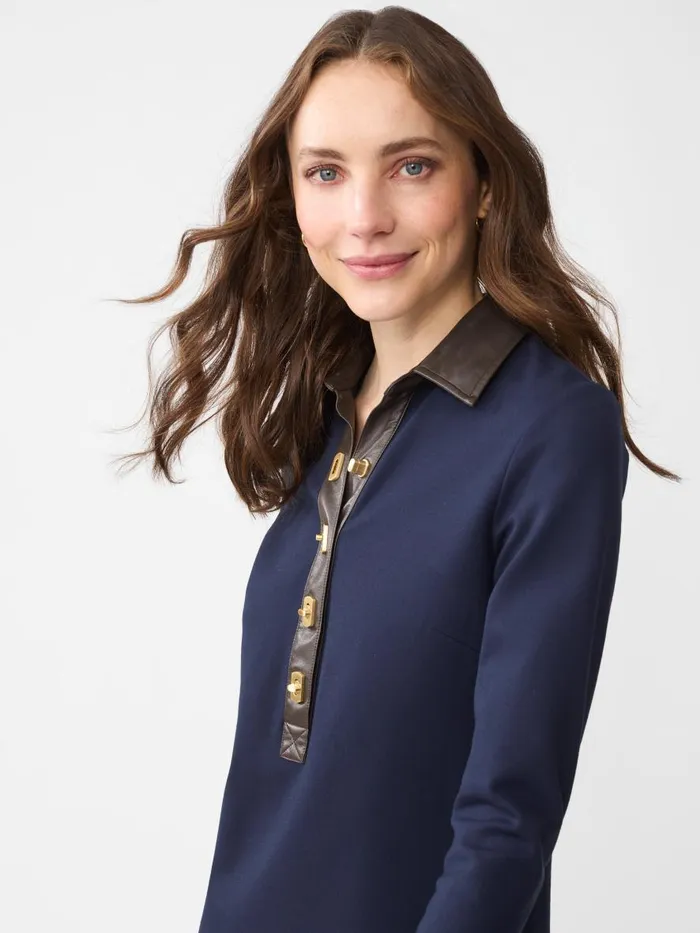 Dresses Women JMcLaughlin Falcon Dress Winter Navy Dresses Women JMcLaughlin Falcon Dress Winter Navy
