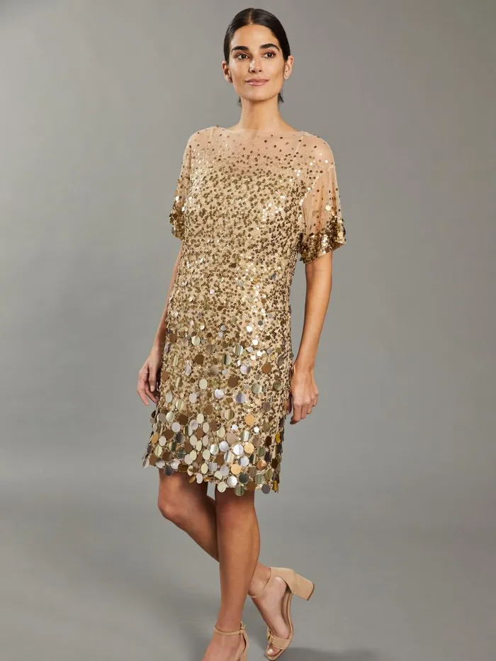 Dresses Women JMcLaughlin Tricia Sequin Dress RSVP X Steven Stolman Gold Dresses Women JMcLaughlin Tricia Sequin Dress RSVP X Steven Stolman Gold