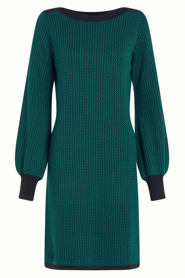 Dresses Women King Louie Audrey Dress Teddy Antique Green 8211 Teddy