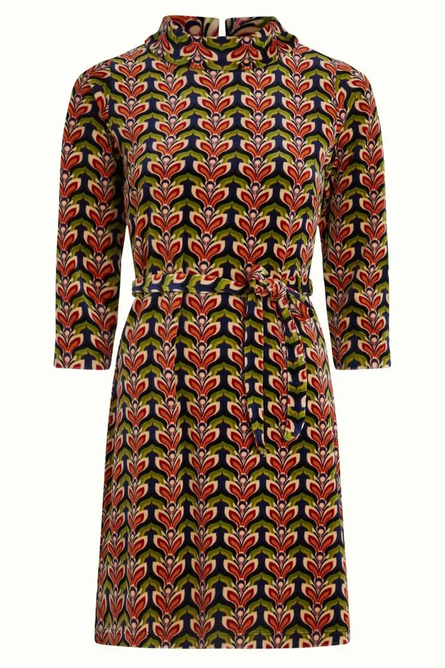 Dresses Women King Louie Dita Dress Sunday Evening Blue 8211 Sunday