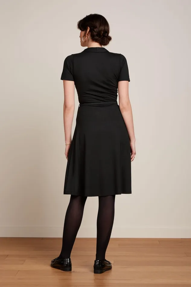 Dresses Women King Louie Emmy Dress Viscose Classic Black 8211 Viscose Classic