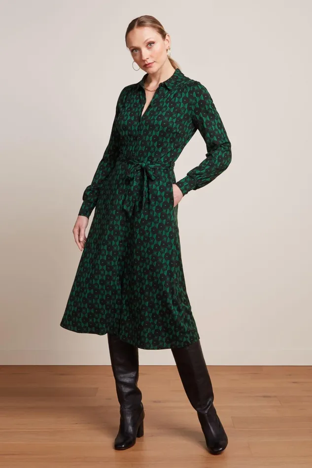 Dresses Women King Louie Maisie Dress Marvin Para Green 8211 Marvin