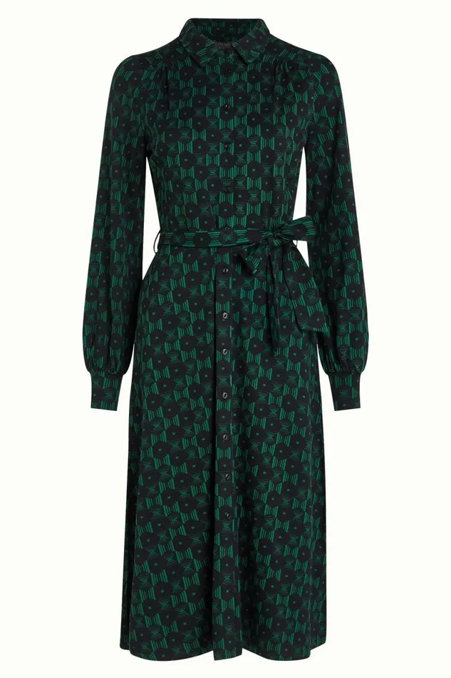 Dresses Women King Louie Maisie Dress Marvin Para Green 8211 Marvin
