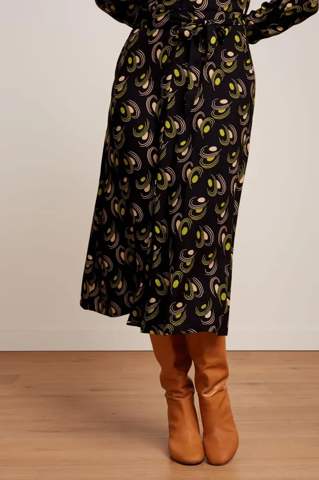 Dresses Women King Louie Olive Midi Dress Beat Woodbine Green 8211 Beat
