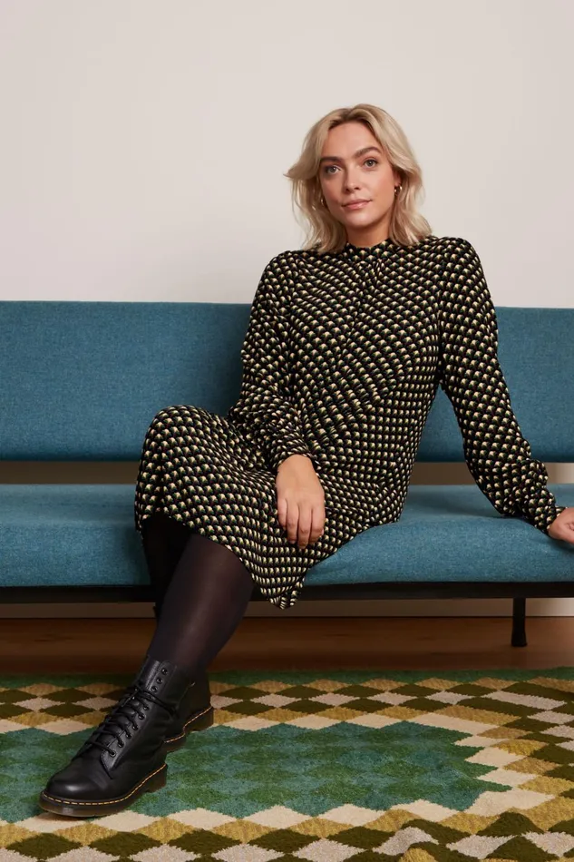 Dresses Women King Louie Sandy Dress Mayfield Sycamore Green 8211 Mayfield