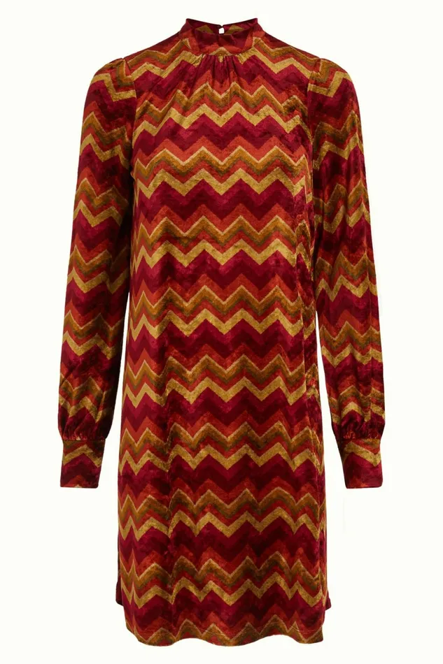 Dresses Women King Louie Sandy Dress Penny Cabernet Red 8211 Penny