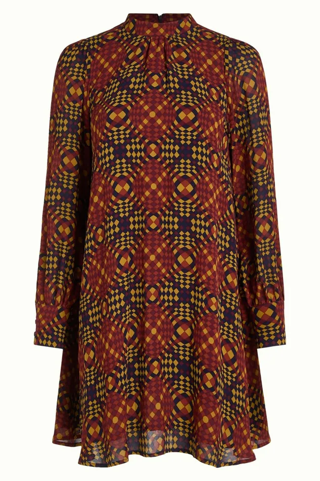 Dresses Women King Louie Sandy Dress Zesty Evening Blue 8211 Zesty