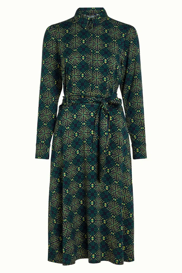 Dresses Women King Louie Sheeva Dress Spiller Dragonfly Green 8211 Spiller