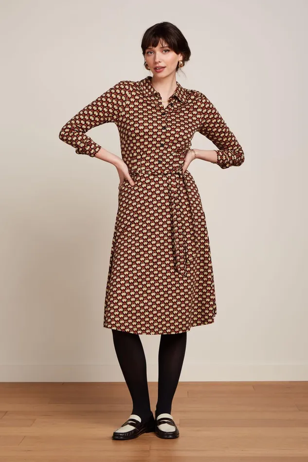 Dresses Women King Louie Sheeva Dress Valet Cabernet Red 8211 Valet