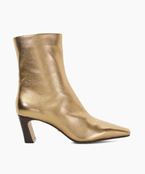 Dune London Ankle Boots Obriele Gold Pointed Toe Heel Ankle Boots Dune London Metallic 8211 Women Dune London Ankle Boots Obriele Gold Pointed Toe Heel Ankle Boots Dune London Metallic 8211 Women