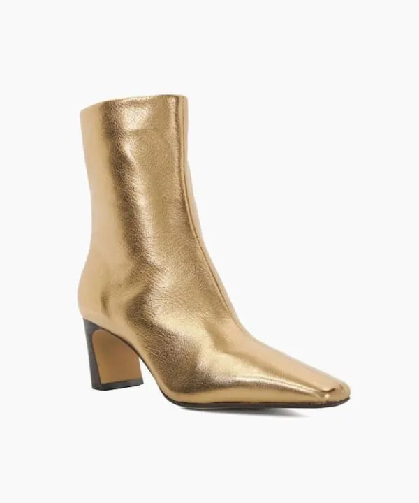 Dune London Ankle Boots Obriele Gold Pointed Toe Heel Ankle Boots Dune London Metallic 8211 Women Dune London Ankle Boots Obriele Gold Pointed Toe Heel Ankle Boots Dune London Metallic 8211 Women