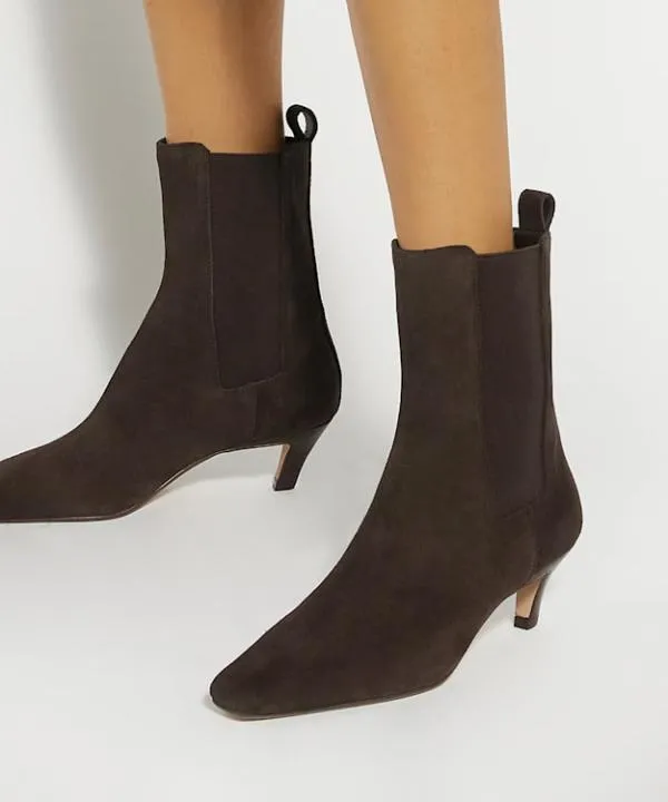 Dune London Ankle Boots Odele Brown Chiselled Toe Kitten Heel Chelsea Ankle Boots Dune London Brown 8211 Women Dune London Ankle Boots Odele Brown Chiselled Toe Kitten Heel Chelsea Ankle Boots Dune London Brown 8211 Women