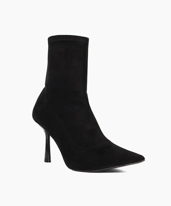 Dune London Ankle Boots Odella Black FlareHeel Ankle Boots Dune London Black 8211 Women