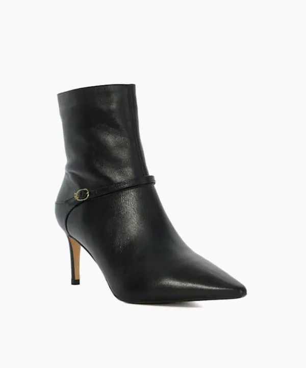 Dune London Ankle Boots Olene Black Heeled Leather Ankle Boots Dune London Black 8211 Women