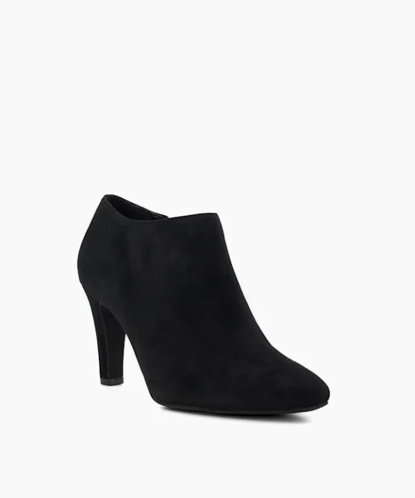 Dune London Ankle Boots Opinion Black Heeled Suede Black Ankle Boots Dune London Black 8211 Women