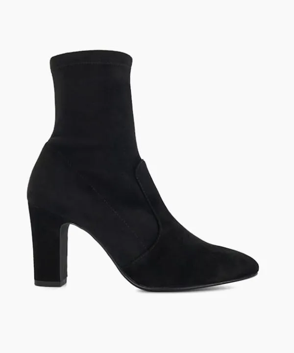 Dune London Ankle Boots Optilly Black Almond Toe Block Heel Sock Boots Dune London Black 8211 Women Dune London Ankle Boots Optilly Black Almond Toe Block Heel Sock Boots Dune London Black 8211 Women