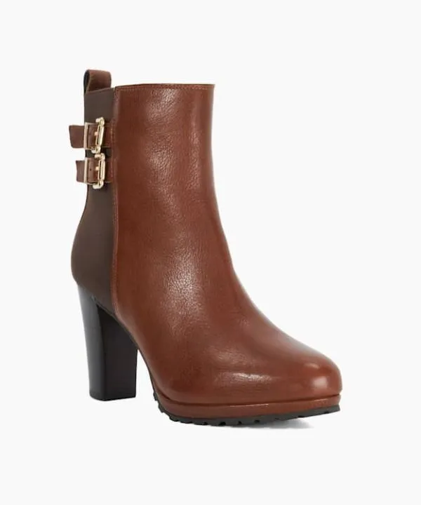 Dune London Ankle Boots Oreanix Tan Double Buckle Block Heel Boots Dune London Brown 8211 Women Dune London Ankle Boots Oreanix Tan Double Buckle Block Heel Boots Dune London Brown 8211 Women