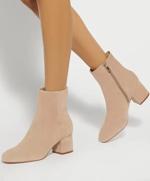 Dune London Ankle Boots Ottack 2 Caramel Side Zip Block Heel Ankle Boots Dune London Brown 8211 Women Dune London Ankle Boots Ottack 2 Caramel Side Zip Block Heel Ankle Boots Dune London Brown 8211 Women