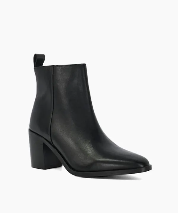 Dune London Ankle Boots Palar Black Almond Toe Block Heel Western Boots Dune London Black 8211 Women Dune London Ankle Boots Palar Black Almond Toe Block Heel Western Boots Dune London Black 8211 Women