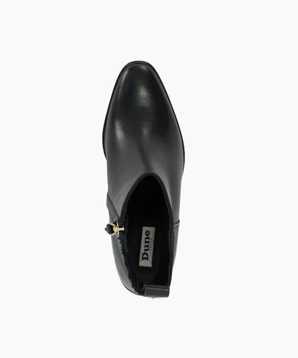 Dune London Ankle Boots Palar Black Almond Toe Block Heel Western Boots Dune London Black 8211 Women Dune London Ankle Boots Palar Black Almond Toe Block Heel Western Boots Dune London Black 8211 Women