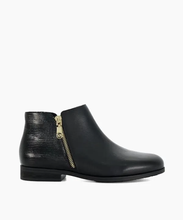 Dune London Ankle Boots Pandias Black Wide Fit Low Heel Leather Boots Dune London Black 8211 Women Dune London Ankle Boots Pandias Black Wide Fit Low Heel Leather Boots Dune London Black 8211 Women