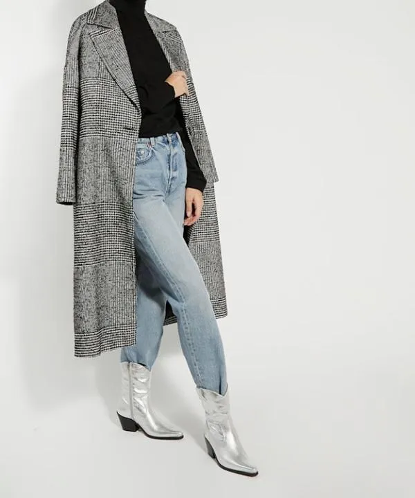 Dune London Ankle Boots Pardner 2 Silver Metallic Leather Western Boots Dune London Metallic 8211 Women Dune London Ankle Boots Pardner 2 Silver Metallic Leather Western Boots Dune London Metallic 8211 Women
