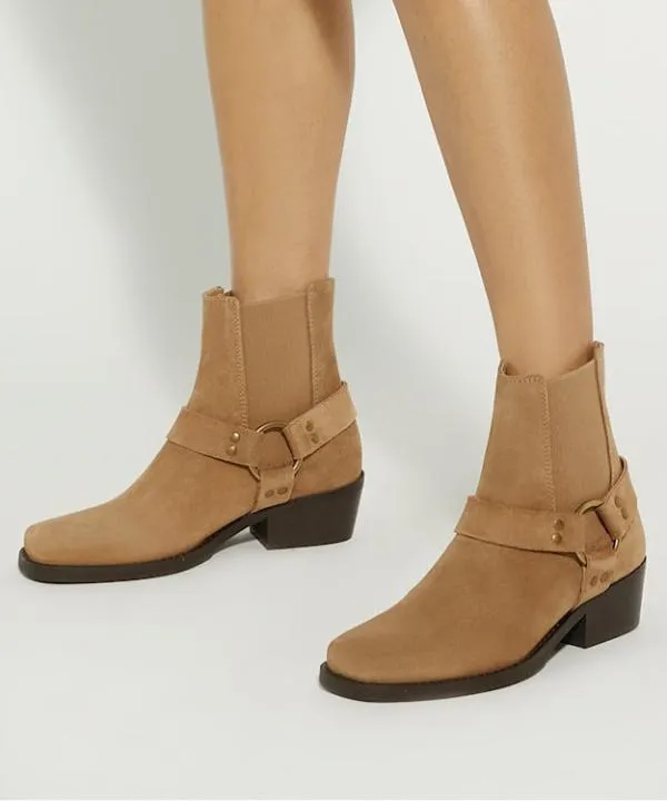 Dune London Ankle Boots Parked Sand Harness Suede Biker Boots Dune London Neutral 8211 Women Dune London Ankle Boots Parked Sand Harness Suede Biker Boots Dune London Neutral 8211 Women